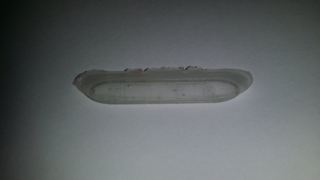 Klar Resin Warp grills, Impulse Antrieb für USS Enterprise NCC-1701 TOS 1/600 Modell von Revell