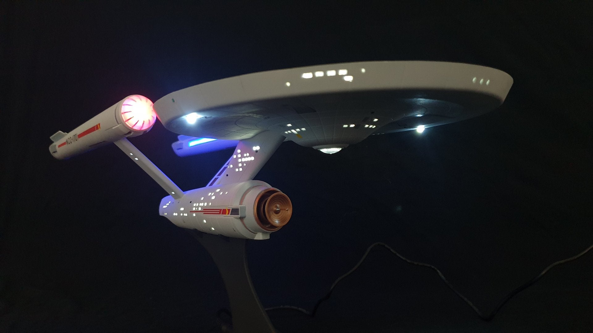 Effekt LED Beleuchtungsset - für Revell TOS U.S.S. Enterprise NCC 1701 1/600 Modellbausatz