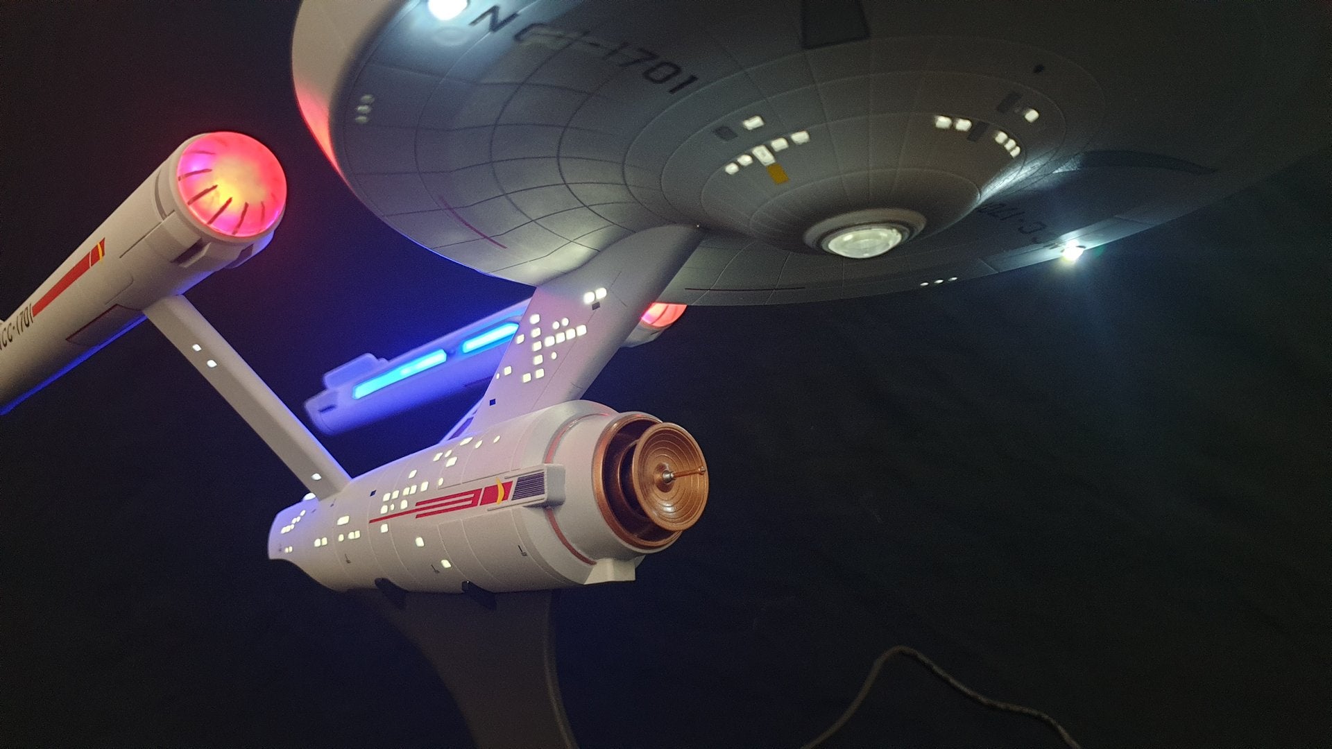 Effekt LED Beleuchtungsset - für Revell TOS U.S.S. Enterprise NCC 1701 1/600 Modellbausatz