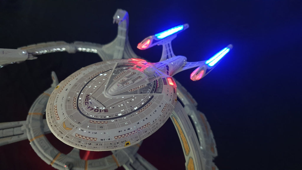 1/3500 Deep Space Nine DS9 Modell gebaut und beleuchtet in verschiedenen Ausführungen