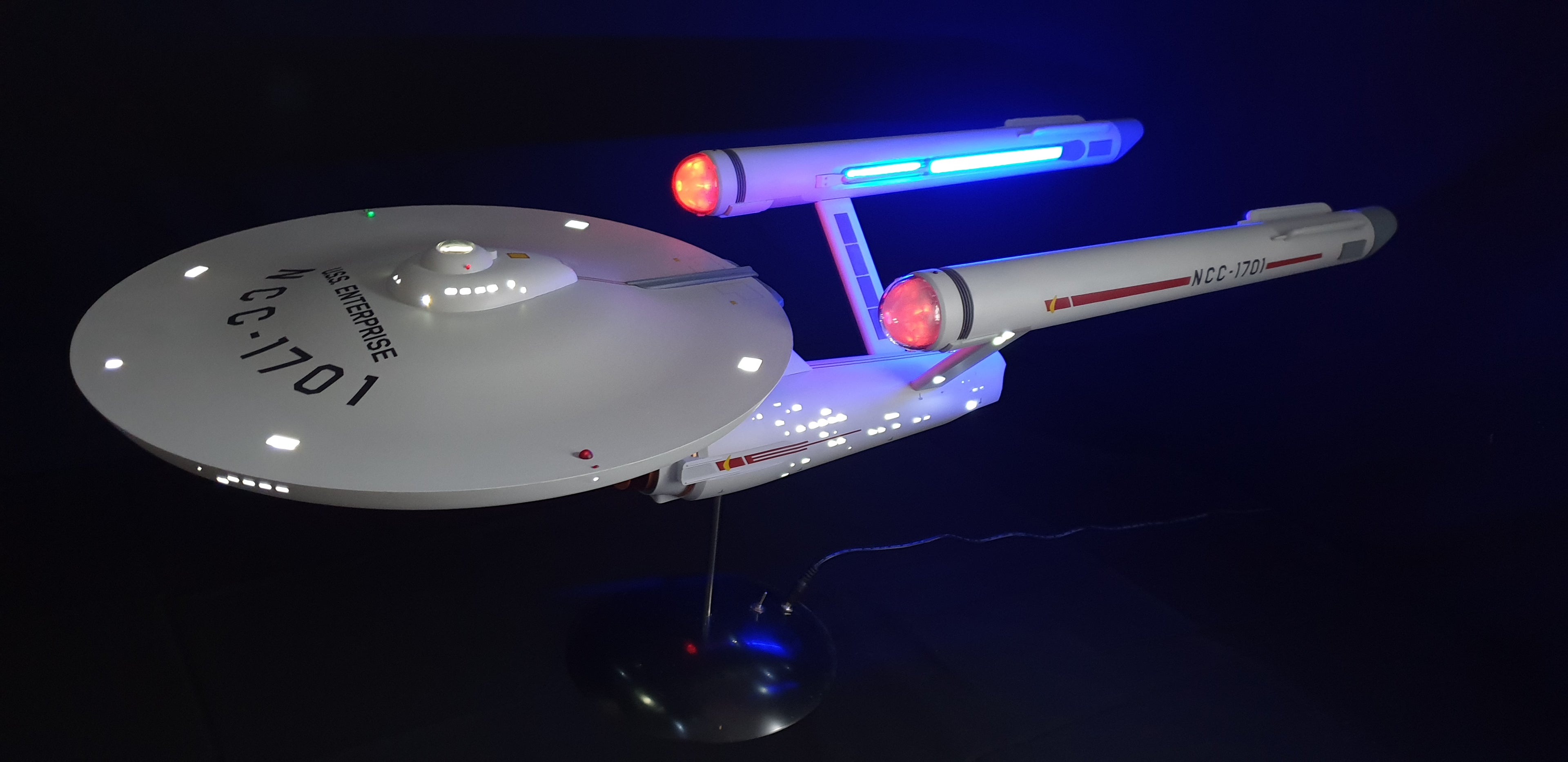 Effekt LED Beleuchtungsset - für Polarlights TOS U.S.S. Enterprise NCC-1701 1/350 Modellbausatz
