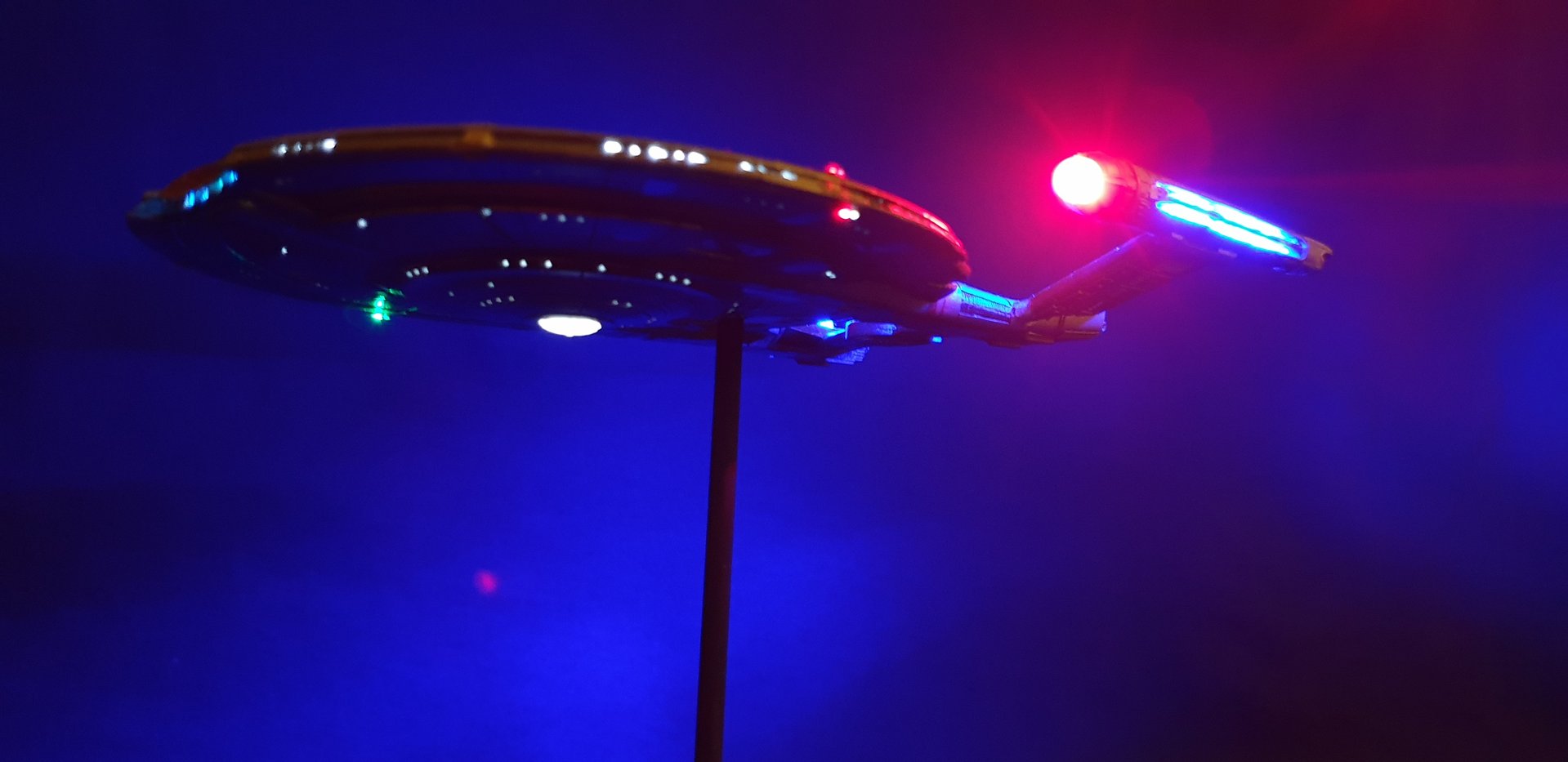 Effekt LED Beleuchtungsset - für Polarlights U.S.S. Enterprise NX-01 1/1000 Modellbausatz