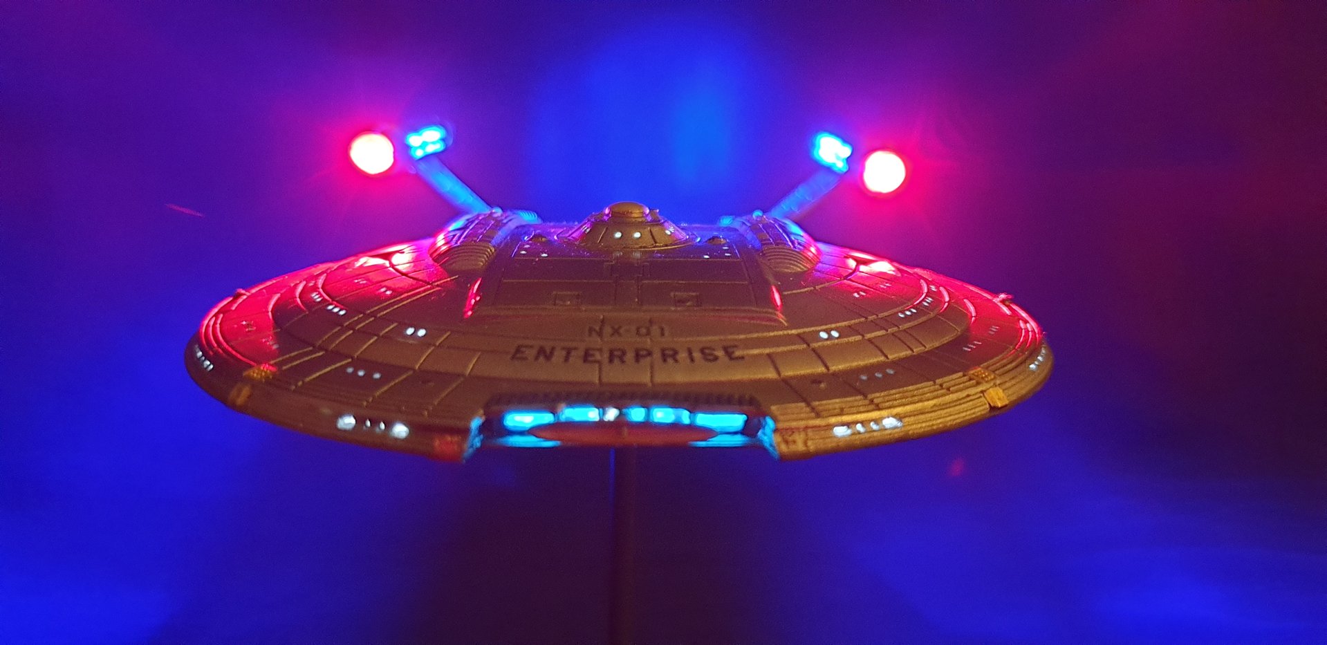 Effekt LED Beleuchtungsset - für Polarlights U.S.S. Enterprise NX-01 1/1000 Modellbausatz