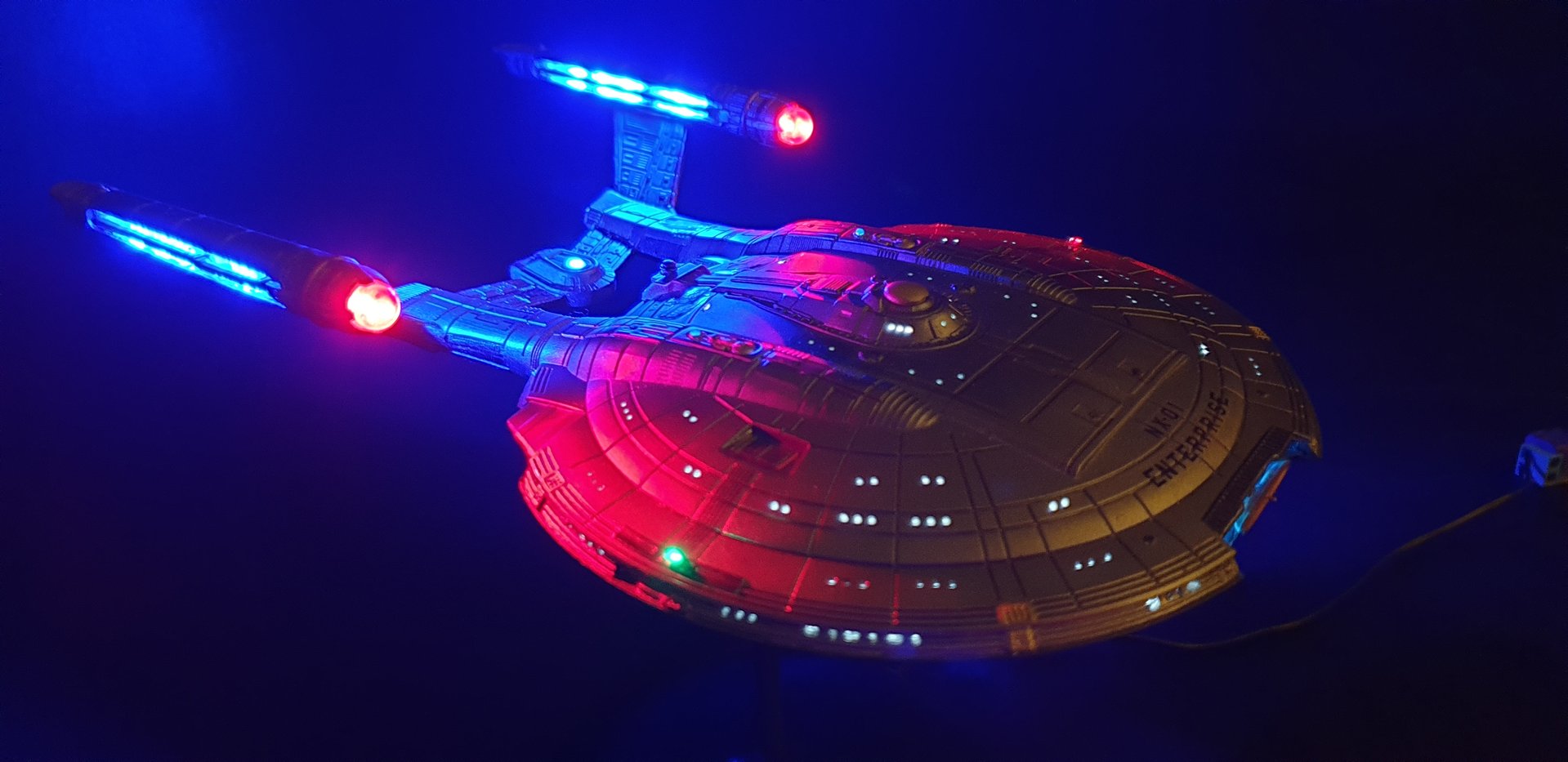 Effekt LED Beleuchtungsset - für Polarlights U.S.S. Enterprise NX-01 1/1000 Modellbausatz