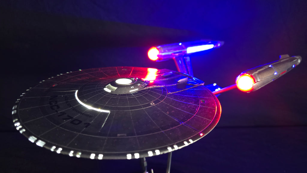LED Beleuchtungsset - Polar Lights Strange New Worlds USS Enterprise NCC-1701  1/1000 Modellbausatz