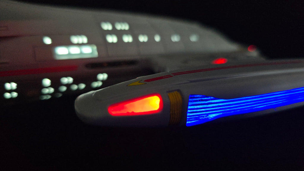 Effekt LED Beleuchtungsset - für Revell U.S.S. Voyager NCC 74656 1/670 Modellbausatz