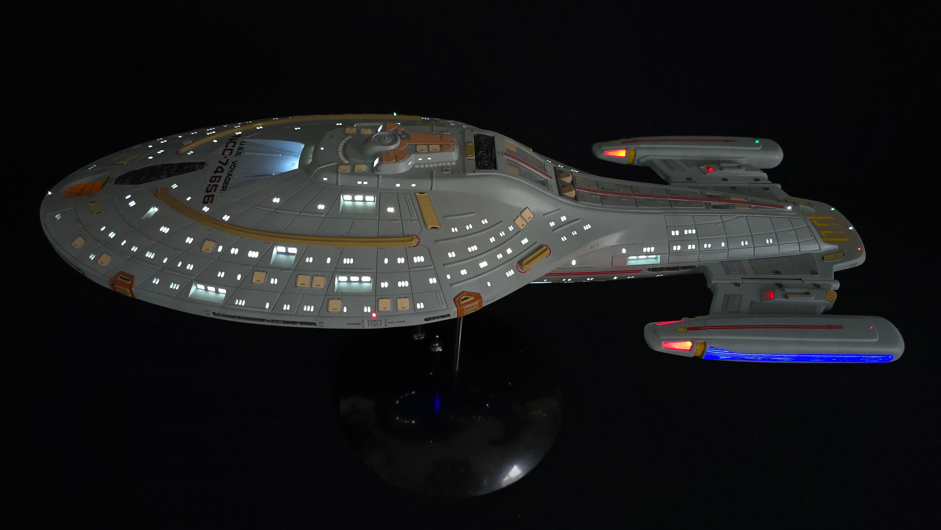 Effekt LED Beleuchtungsset - für Revell U.S.S. Voyager NCC 74656 1/670 Modellbausatz