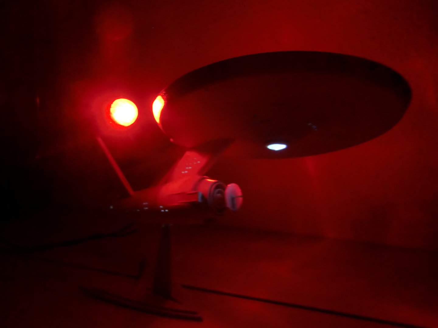 Effekt LED Beleuchtungsset - für Polarlights U.S.S. Enterprise NCC-1701 TOS 1/1000 Modellbausatz