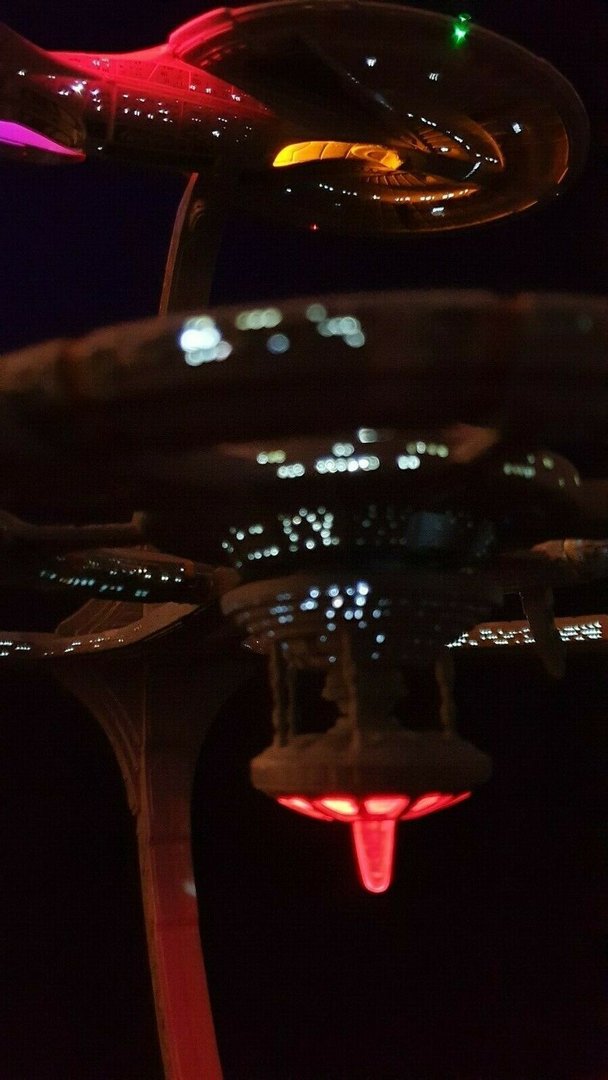 1/3500 Deep Space Nine DS9 Modell gebaut und beleuchtet in verschiedenen Ausführungen