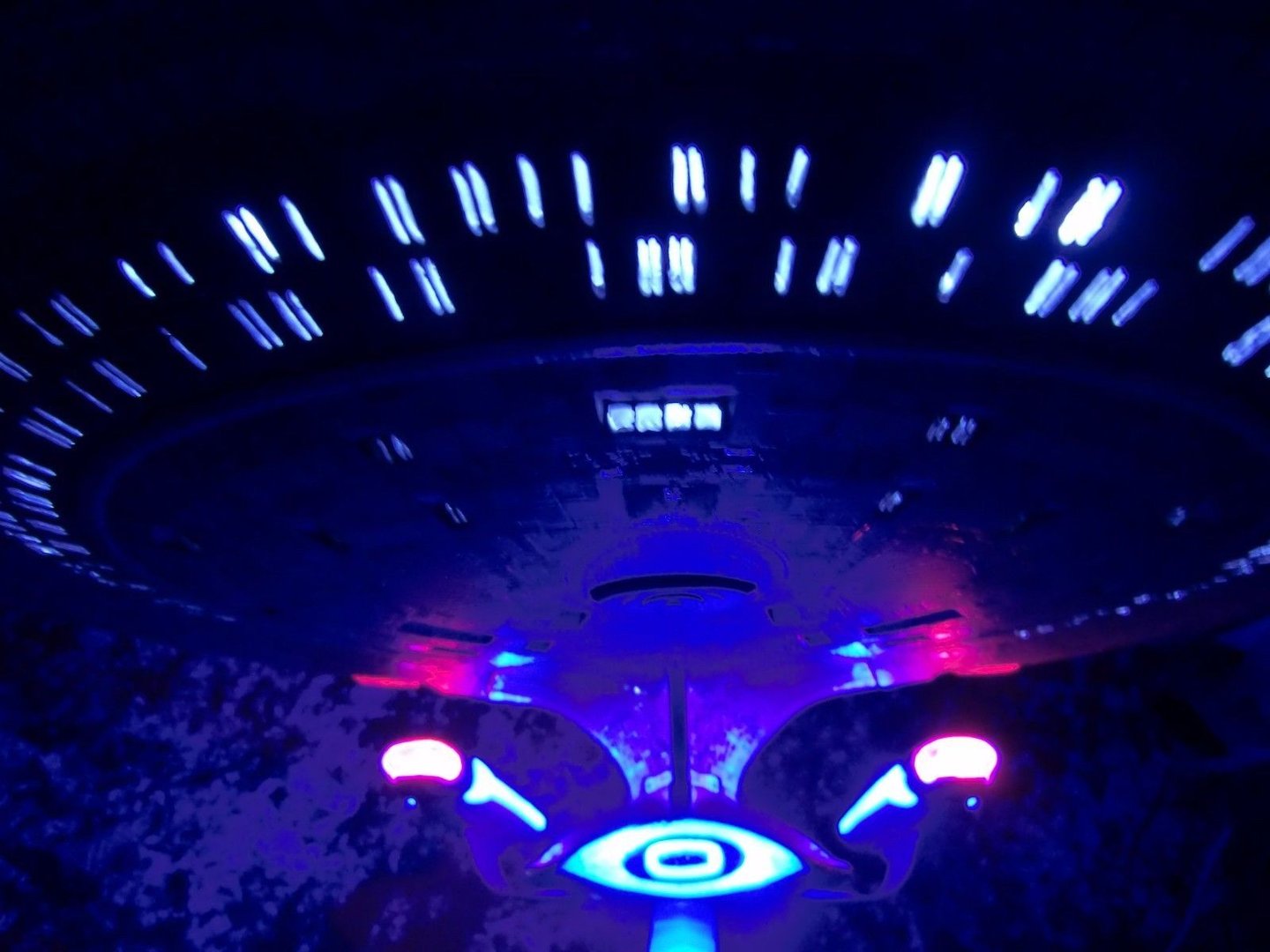 Effekt LED Beleuchtungsset - für Round2 U.S.S. Enterprise NCC 1701-D 1/1400 Modellbausatz