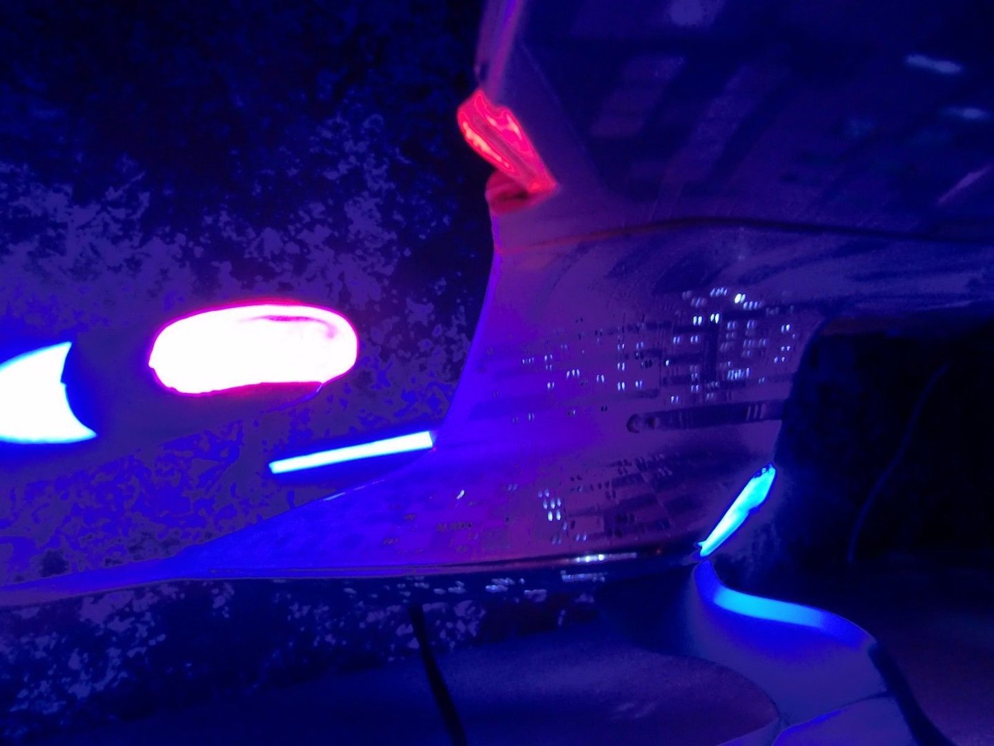 Effekt LED Beleuchtungsset - für Round2 U.S.S. Enterprise NCC 1701-D 1/1400 Modellbausatz