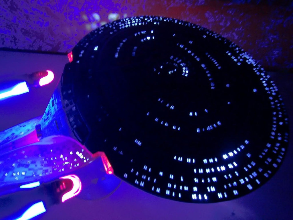 Effekt LED Beleuchtungsset - für Round2 U.S.S. Enterprise NCC 1701-D 1/1400 Modellbausatz